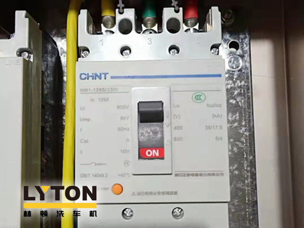 全自動(dòng)洗車(chē)機標準電器箱配置